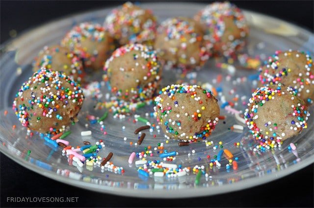 no bake birthday protein cakes
