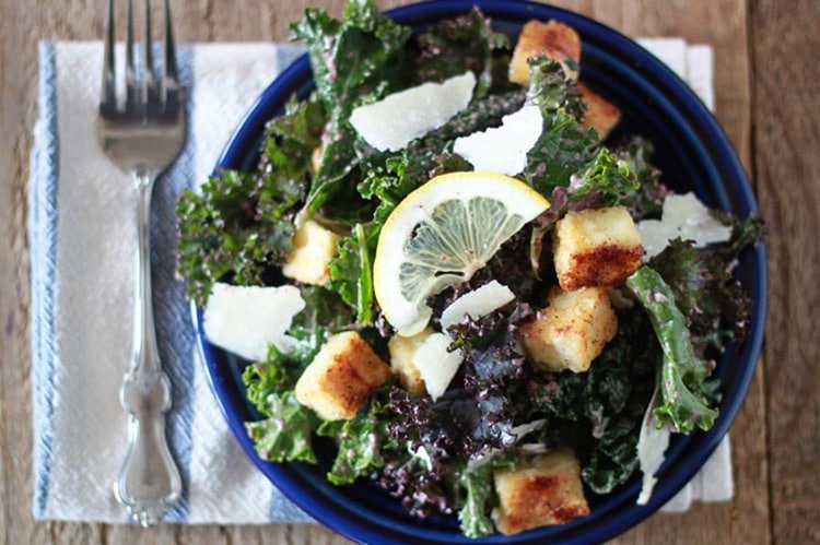 Kale-Caesar-Salad-with-Tofu-Croutons-and-Kalamata-Caesar-Dressing