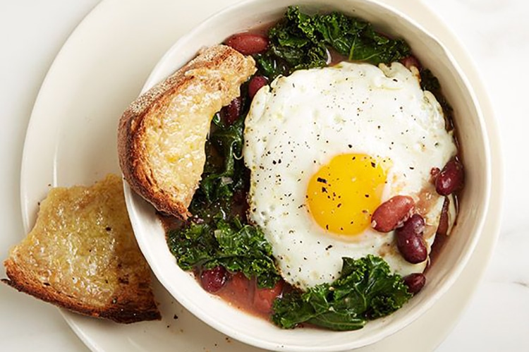 bean-kale-egg-stew