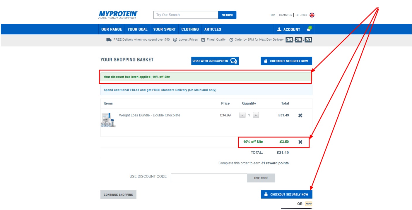 My protein coupon code