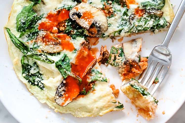 Spinach-and-Mushroom-Egg-White-Frittata