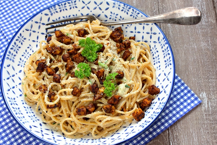 Vegan-Tempeh-Carbonara