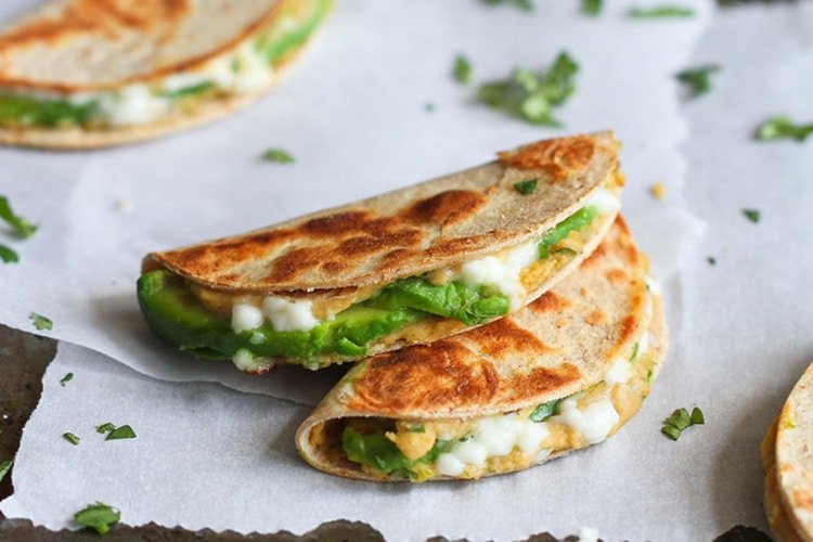 avocado-and-hummus-quesadillas