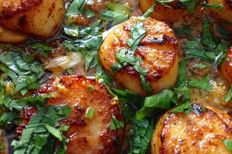 Garlic Scallops Healthy