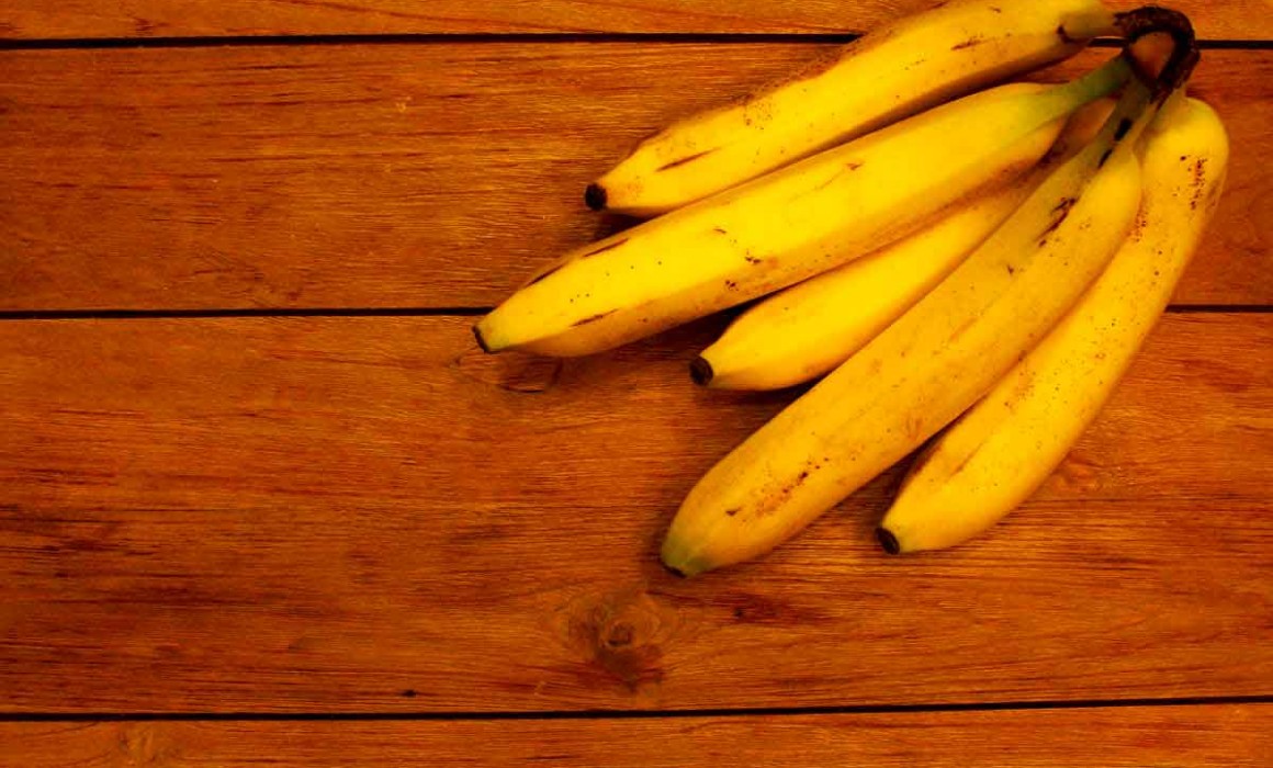 bananas on table