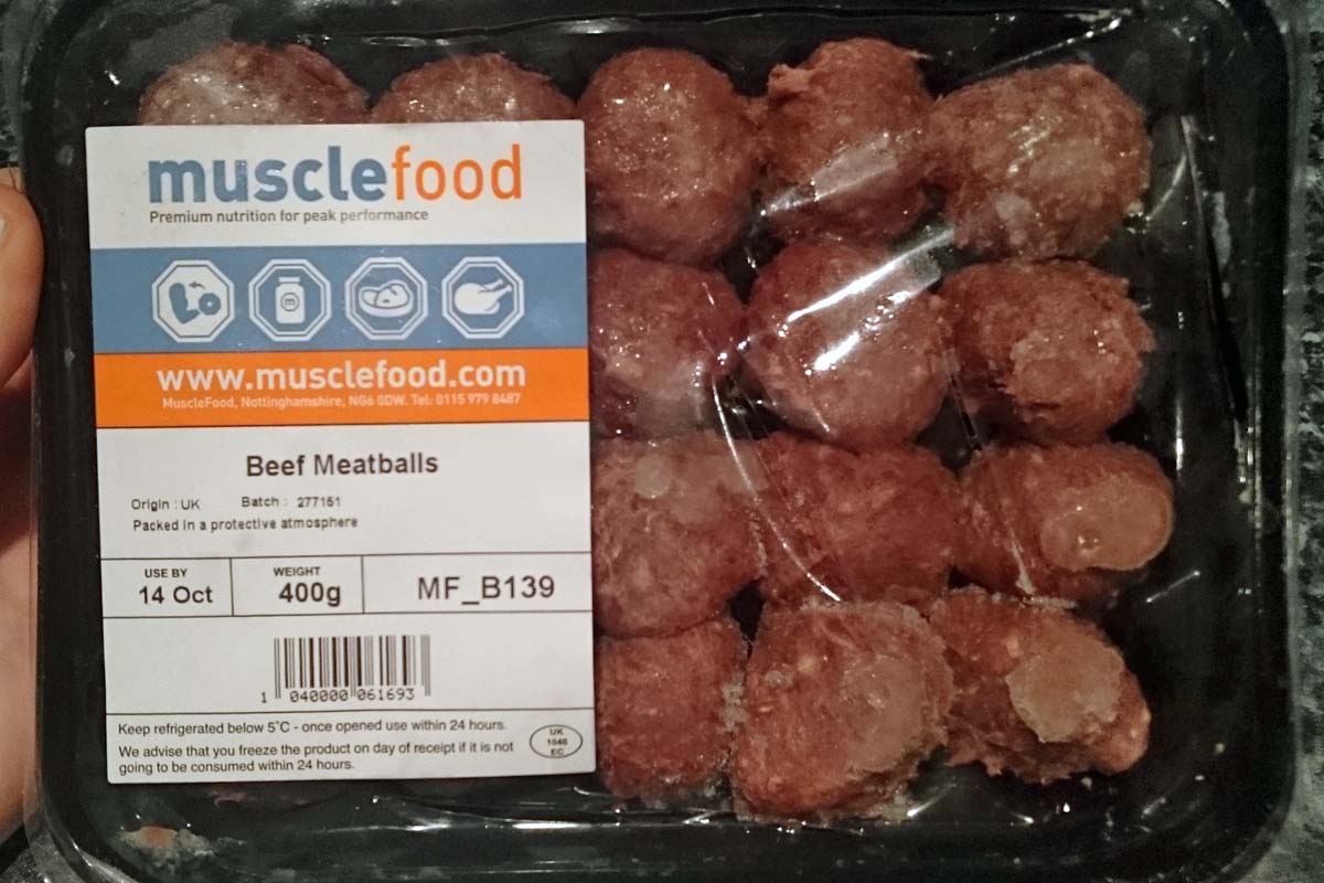 Musclefood Meatballs