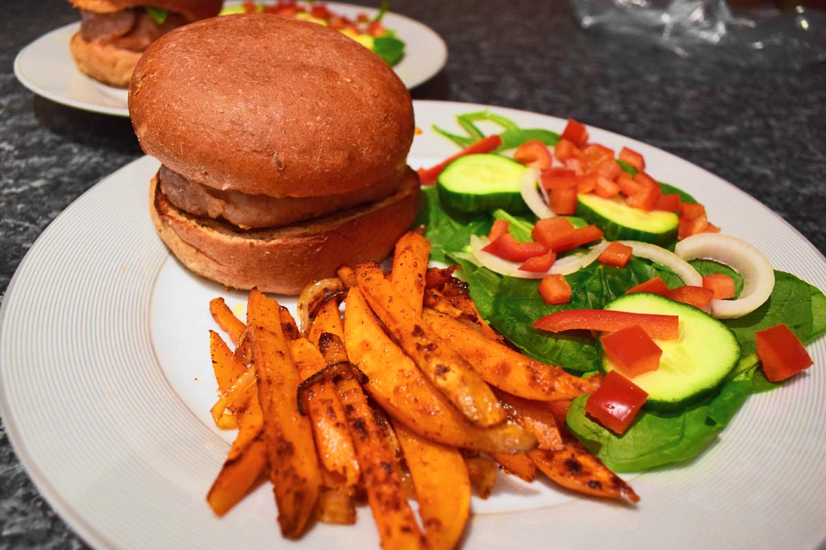 Musclefood high protein bap and turkey burger