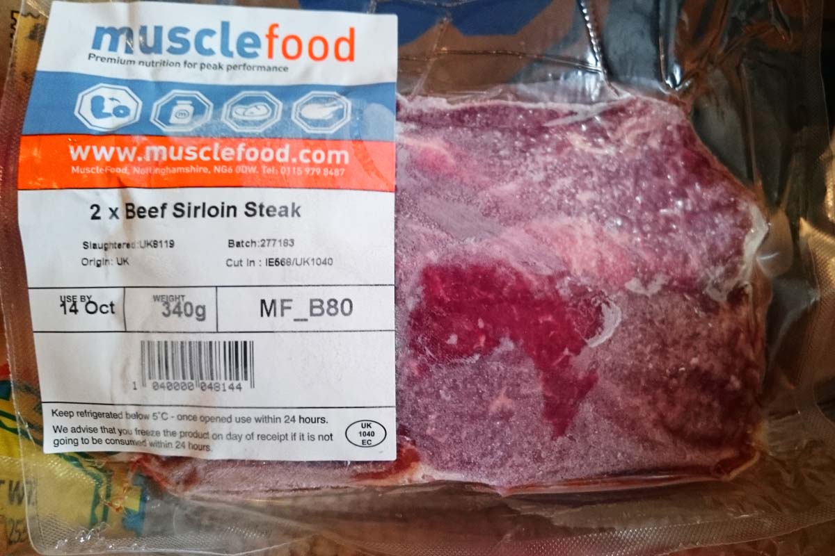 Musclefood steak