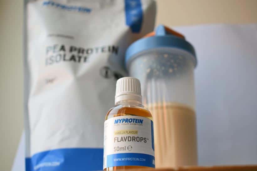 Pea protein isolate vegan friendly protein