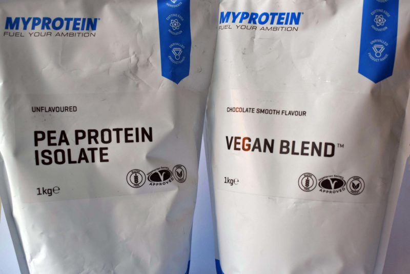 Pea protein and vegan blend protein