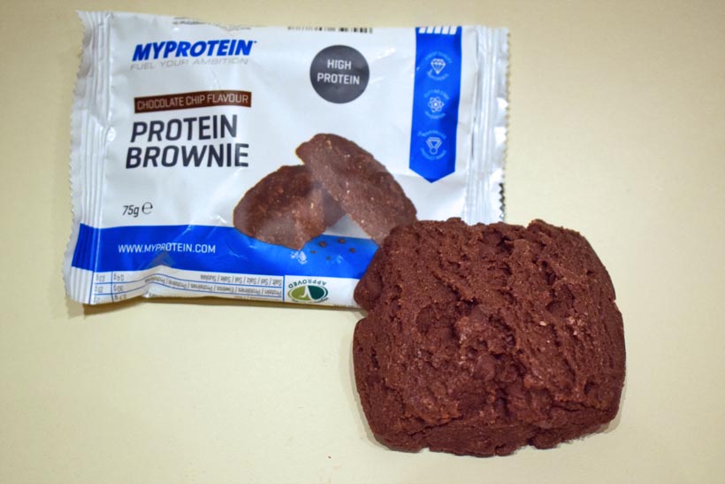 Protein Brownie and Protein Cookie from MyProtein