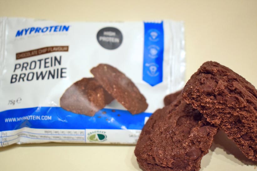 Protein Brownie and Protein Cookie from MyProtein