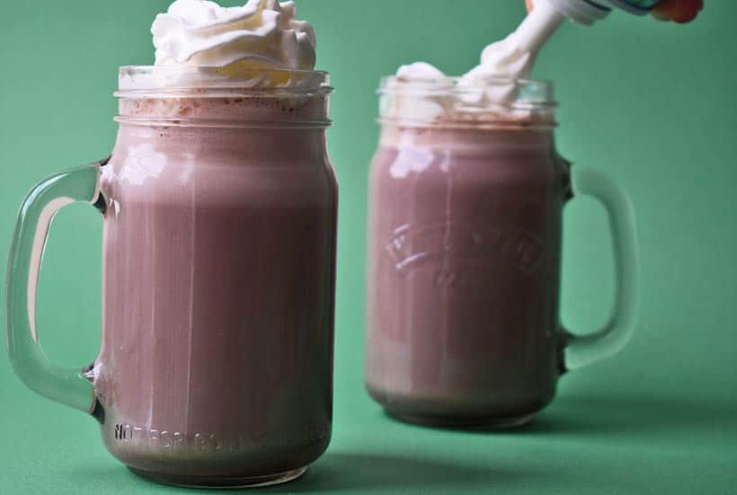 Protein Hot Chocolate and protein Hot Mocha