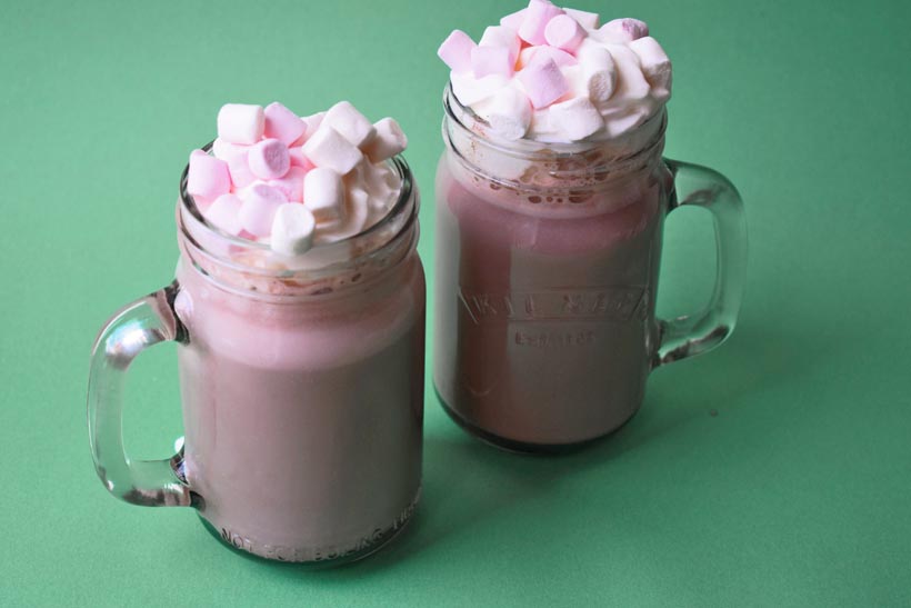 Protein Hot Chocolate and protein Hot Mocha