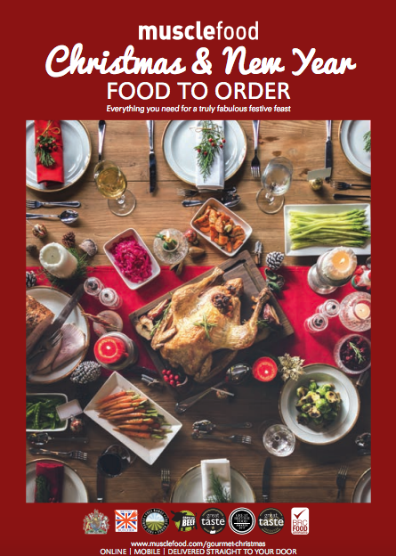 christmas musclefood brochure
