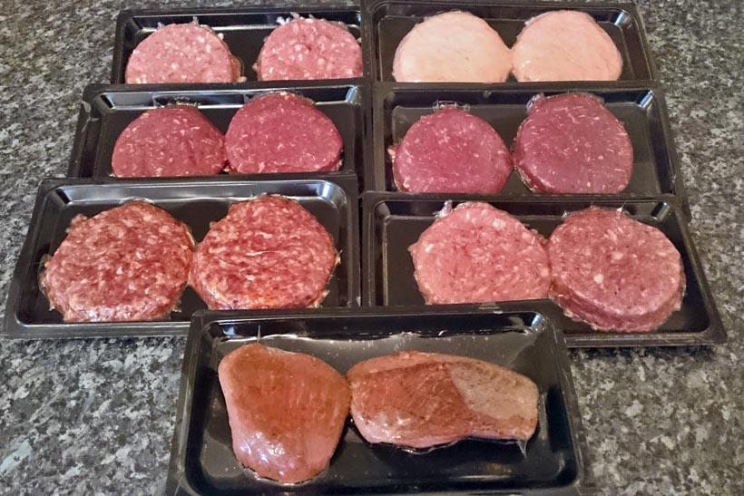 Exotic meat taster from Musclefood