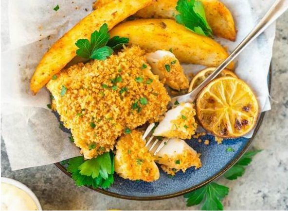 Baked Fish and Chips
