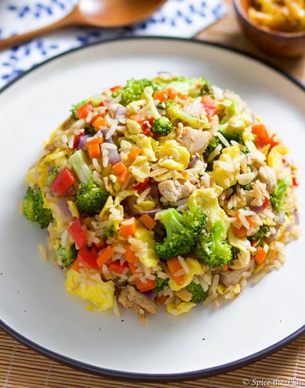 Healthy Pork Fried Rice