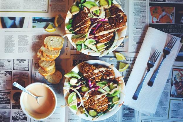  Health-ified Mushroom Po’ Boy Salad