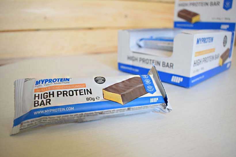 myprotein high protein bars promo shots