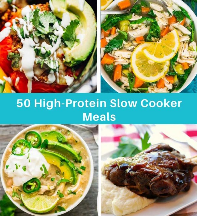 List of 50 of the BEST High Protein Slow Cooker Recipes On the