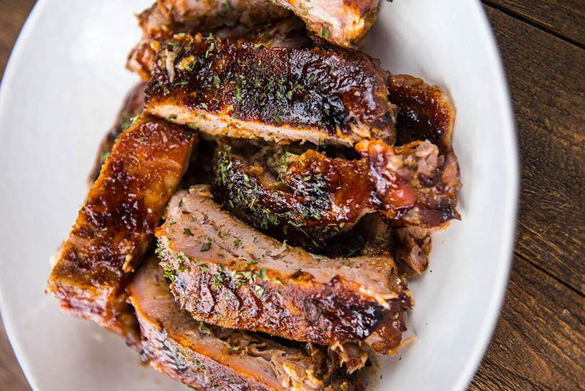 26.  Slow Cooker BBQ Ribs