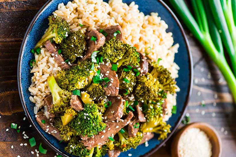35.  Slow Cooker Beef and Broccoli