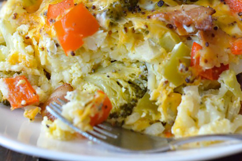39.  Healthy Crockpot Breakfast Casserole