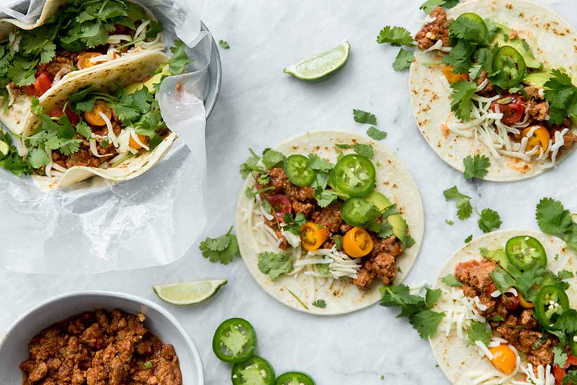 46.  Amazing Slow Cooker Turkey Tacos