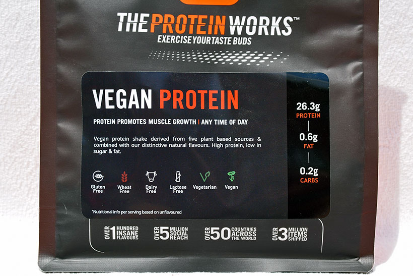 The Protein Works vegan-protein-label