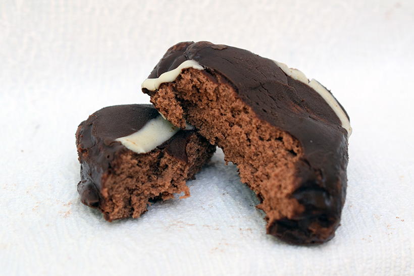 The protein works protein snacks Protein truffle Jaffa Cake Flavour truffle close up